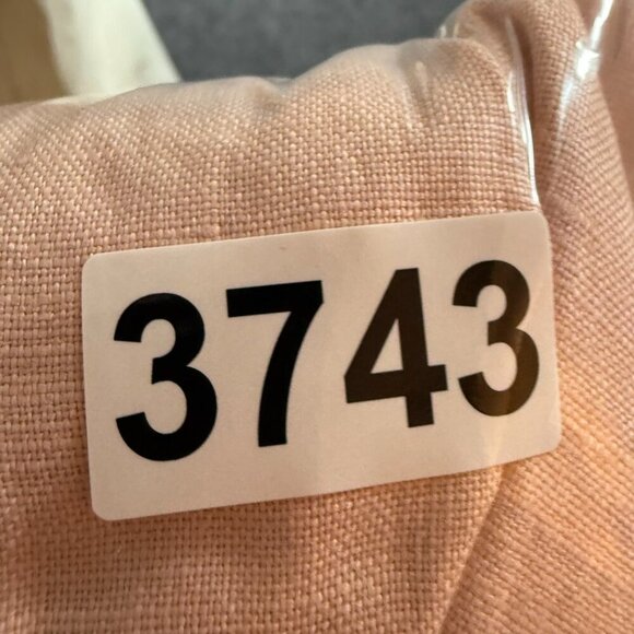 J Jill Womens Love Linen Blazer Sz 4X Seashell Pink Blush Vacation Resort NWT - Picture 12 of 12